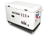 Фото Дизельный генератор NIK DG 12000, 10кВт, 380В, эл.старт, кожух, автоматика
