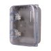 Ещё фото Шкаф пластиковый e.mbox.stand.plastic.n.f3.прозрачный, под трехфазный счетчик, навесной, с комплектом э.