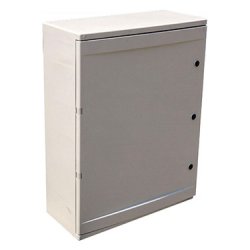 Шкаф ударопрочный из АБС-пластика e.plbox.210.280.130.8m.blank, 210х280х130мм, IP65 с панелью под 8 мод