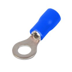 Наконечник кабельный кольцевой изолированный 0.5-1.5 мм.кв., синий, e.terminal.stand.rv1.1,25.4.blue
