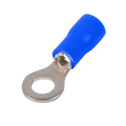 Наконечник кабельный кольцевой изолированный 0.5-1.5 мм.кв., синий, e.terminal.stand.rv1.1,25.6.blue