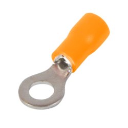 Наконечник кабельный кольцевой изолированный 2.5-4 мм.кв., оранжевый, e.terminal.stand.rv3.3,5.5.orange