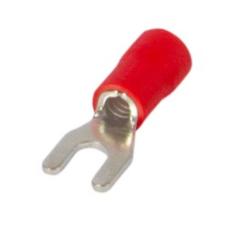 Наконечник кабельный вилочный изолированный 1.5-2.5 мм.кв., красный e.terminal.stand.sv.2.3,2.red