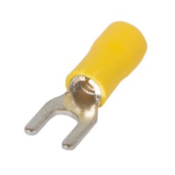 Наконечник кабельный вилочный изолированный 1.5-2.5 мм.кв., желтый e.terminal.stand.sv.2.3,2.yellow
