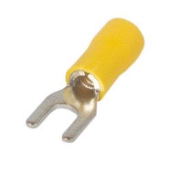 Наконечник вилочный кабельный изолированный 4-6 мм.кв., желтый e.terminal.stand.sv.5.4.yellow