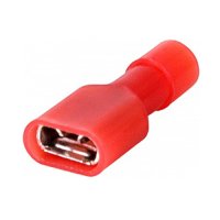 Фото Наконечник кабельный соединительный изолированный серии FN 0.5-1.5 мм.кв., красный (мама) (fn.f.0,5.1,5) e.terminal.stand.fdfn1.25.250.red