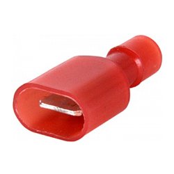 Наконечник кабельный соединительный изолированный серии FN 0.5-1.5 мм.кв., красный (папа) (fn.m.0,5.1,5) e.terminal.stand.mdfn1.25.250.red