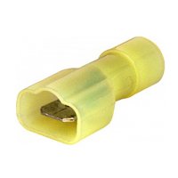Фото Наконечник кабельный соединительный изолированный серии FN 4-6 мм.кв., желтый (папа) (fn.m.4.6)e.terminal.stand.mdfn5.5.250.yellow