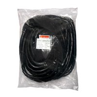 Фото Спиральная обвязка для кабеля, 12-75 мм, 10м, черная, e.spiral.stand.15.black