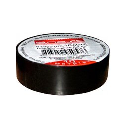 Изолента из самозатухающего ПВХ, черная, 10 м, e.tape.pro.10.black