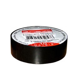 Изолента из самозатухающего ПВХ, черная, 20м, e.tape.pro.20.black