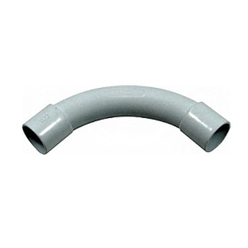 Фото Плавный угловой соединитель для труб d 25 мм, e.pipe.angle.large.stand.25 Электробаза