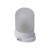 Фото Світильник термостійкий керамічний Е27 60Вт IP54 білий e.light.sauna.1.60.27.