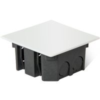Фото Розподільна коробка пластикова (25шт) цегла/бетон e.db.stand.100.100.45