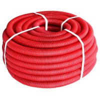 Фото Труба гофрированная тяжелая (750Н) e.g.tube.pro.11.16 (25м).red,красная